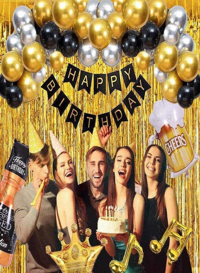BIEUFBJI Beer Happy Birthday Decorations Beer Balloon Birthday Party Baby Shower Men Beer Decorations - Image 4